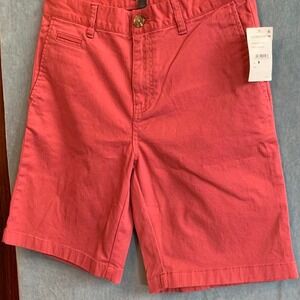 Nordstrom's 14th & Union Red Earth Flat Front Shorts NWT Size 30W